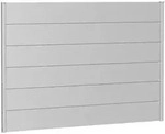 Biohort Sichtschutz, Silber, Metall, 194x137x4.4 cm, Sonnen- & Sichtschutz,
