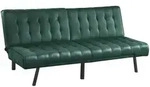Atlantic home collection Schlafsofa, Gr&uuml;n, Textil, 2-Sitzer, 180x81x86 cm,