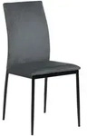 Mid.you Stuhl, Schwarz, Dunkelgrau, Metall, Textil, rund, 43.5x92x53 cm, Reach,