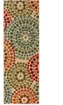 benuta Nest Outdoorteppich, Beige, Textil, Abstrakt, Rechteckig, 80x250 cm,