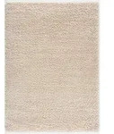 Novel Hochflorteppich Porto, Creme, Textil, Uni, rechteckig, 80x150 cm, f&uuml;r