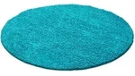 Ayyildiz Hochflorteppich Life 1500, T&uuml;rkis, Textil, Uni, rund, Oeko-Tex&reg; Standard