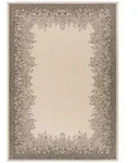 Kayoom Flachwebeteppich Splash 900 Creme / Braun, Creme, Braun, Textil, Retro,