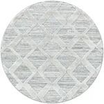 Ayyildiz Webteppich Pisa 4703 grau, Grau, Textil, Boho, rund, Oeko-Tex&reg; Standard