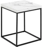 Livetastic Beistelltisch, Wei&szlig;, Holzwerkstoff, quadratisch, eckig, 40x45x40 cm,