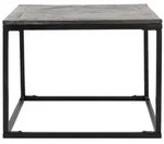 Womo-Design Beistelltisch, Grau, Holz, Mangoholz, Quadratisch,Quadratisch, 60x60x60