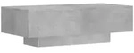 vidaXL Couchtisch, Grau, Holzwerkstoff, 49.5x31x100 cm, Wohnzimmer, Wohnzimmertische,