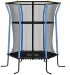 Homcom Kindertrampolin, Blau, Metall, 111x122 cm, Outdoor Spielzeug