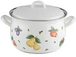 Riess Topf, Wei&szlig;, Glas, Kochen, T&ouml;pfe, Fleischt&ouml;pfe