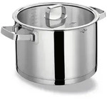 K&uuml;chenprofi Kochtopf SAN Remo, Silber, Metall, 6,5 L, 24.5x14.5x24.5 cm,...