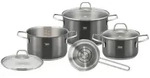 ELO Kochtopfset Twice Select, Metall, 4-teilig, 27x20.5x53.5 cm, Kochen, T&ouml;pfe,