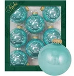 Krebs Glas Lauscha Christbaumkugeln, Blau, Glas, 7x7x7 cm, Dekoration,