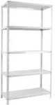 Proregal Schraubregal, Wei&szlig;, Metall, 80x180x30 cm, Freizeit, Heimwerken, Werkstatt,