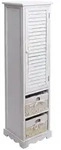 MCW Badezimmerkommode, Wei&szlig;, Holz, 27x120x29 cm, Badezimmer,...