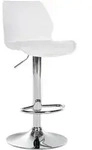 CLP Barhocker, Wei&szlig;, Metall, 39x82x42 cm, Esszimmer, Barm&ouml;bel, Barhocker