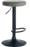 CLP Barhocker, Grau, Metall, 38.5x60x38.5 cm, Esszimmer, Barm&ouml;bel, Barhocker