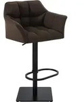 CLP Barhocker, Braun, Metall, 64x88x45 cm, Esszimmer, Barm&ouml;bel, Barhocker