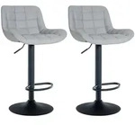 CLP Barhocker, Grau, Metall, 48x81x54 cm, Esszimmer, Barm&ouml;bel, Barhocker