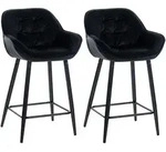CLP Barhocker, Schwarz, Metall, 54x103x57.5 cm, Esszimmer, Barm&ouml;bel, Barhocker