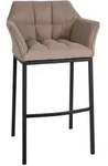CLP Barhocker, Taupe, Metall, 64x110x48 cm, Esszimmer, Barm&ouml;bel, Barhocker