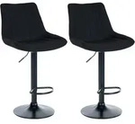 CLP Barhocker, Schwarz, Metall, 49.5x91x50 cm, Esszimmer, Barm&ouml;bel, Barhocker