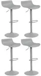 CLP Barhocker, Grau, Metall, 43x69x44 cm, Esszimmer, Barm&ouml;bel, Barhocker