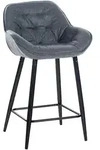CLP Barhocker, Grau, Metall, 54x93.5x57.5 cm, Esszimmer, Barm&ouml;bel, Barhocker