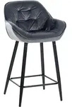 CLP Barhocker, Dunkelgrau, Metall, 54x93.5x57.5 cm, Esszimmer, Barm&ouml;bel, Barhocker
