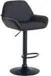 CLP Barhocker, Schwarz, Metall, 51x89x52 cm, Esszimmer, Barm&ouml;bel, Barhocker