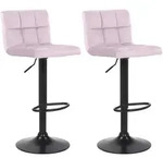 CLP Barhocker, Rosa, Metall, 40x85x40 cm, Esszimmer, Barm&ouml;bel, Barhocker