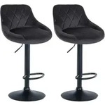 CLP Barhocker, Dunkelgrau, Metall, 46x83x49 cm, Esszimmer, Barm&ouml;bel, Barhocker