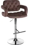 CLP Barhocker, Braun, Textil, 62x103x55 cm, Esszimmer, Barm&ouml;bel, Barhocker