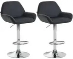 CLP Barhocker, Schwarz, Metall, 51x89x52 cm, Esszimmer, Barm&ouml;bel, Barhocker