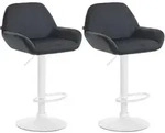 CLP Barhocker, Schwarz, Metall, 51x89x52 cm, Esszimmer, Barm&ouml;bel, Barhocker