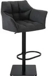 CLP Barhocker, Dunkelgrau, Metall, 64x88x45 cm, Esszimmer, Barm&ouml;bel, Barhocker