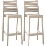 CLP Barhocker, Schlamm, Kunststoff, 45x105x51 cm, Esszimmer, Barm&ouml;bel, Barhocker