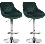 CLP Barhocker, Dunkelgr&uuml;n, Metall, 46x83x49 cm, Esszimmer, Barm&ouml;bel, Barhocker