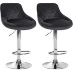 CLP Barhocker, Dunkelgrau, Metall, 46x83x49 cm, Esszimmer, Barm&ouml;bel, Barhocker