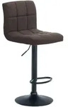 CLP Barhocker, Braun, Metall, 46x94x47 cm, Esszimmer, Barm&ouml;bel, Barhocker