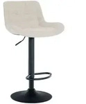 CLP Barhocker, Creme, Metall, 48x81x54 cm, Esszimmer, Barm&ouml;bel, Barhocker