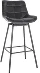 CLP Barhocker, Dunkelgrau, Metall, 49x105x56 cm, Esszimmer, Barm&ouml;bel, Barhocker