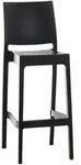 CLP Barhocker, Schwarz, Kunststoff, 45x105x51 cm, Esszimmer, Barm&ouml;bel, Barhocker