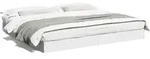 vidaXL Bettgestell, Wei&szlig;, Holz, Schlafzimmer, Betten