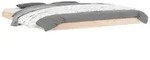 vidaXL Massivholzbett, Braun, Holz, 180x200 cm, Schlafzimmer, Betten