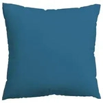Schlafgut Kopfkissenbezug Knitted Jersey, Blau, Textil, Uni, 80x80 cm, Gr&uuml;ner Punkt,