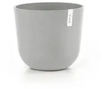 Ecopots Blumentopf, Hellgrau, Kunststoff, Beton Optik, Rund, 30.5 cm,...