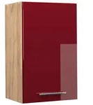 Vicco H&auml;ngeschrank, Bordeaux, Honigeiche, Holzwerkstoff, 2 F&auml;cher, Rechteckig,