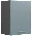 Vicco H&auml;ngeschrank, Blaugrau, Anthrazit, Holzwerkstoff, 1 F&auml;cher, Rechteckig,