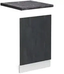 Vicco Frontblende, Schwarz, Wei&szlig;, Holzwerkstoff, Rechteckig, 45x57.2x1.6 cm,