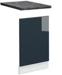 Vicco Frontblende, Dunkelblau, Wei&szlig;, Holzwerkstoff, Rechteckig, 45x67.4x60 cm,